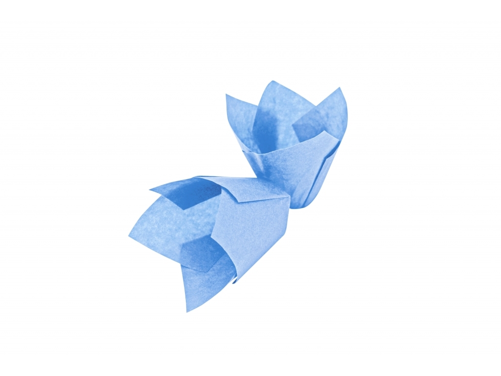 Forma na mafiny  'Tulip', modrá