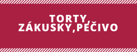 torty, zákusky, pečivo